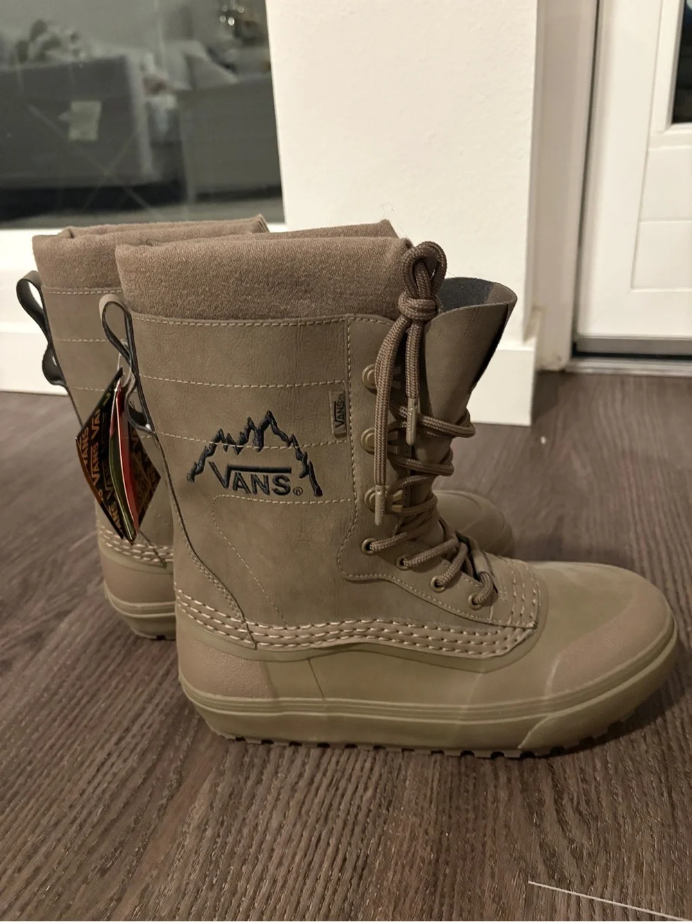 Vans X WTaps Olive Green High-Top Snow Boots